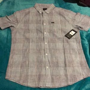 RVCA SUNNYDALE Button down slim fit size LARGE